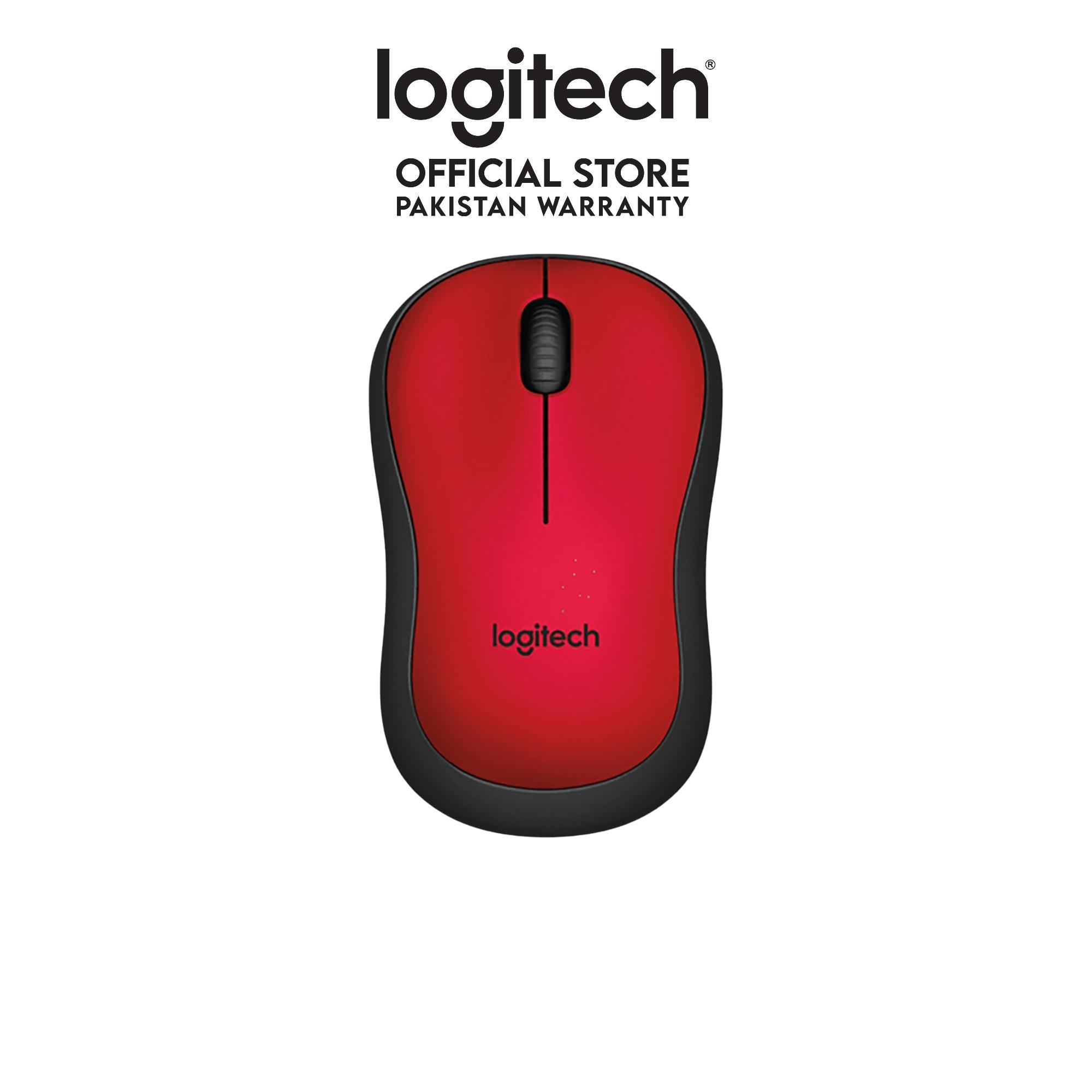 M221 Silent Wireless Mouse (Red) 1 Logitech M221 Wireless Mouse